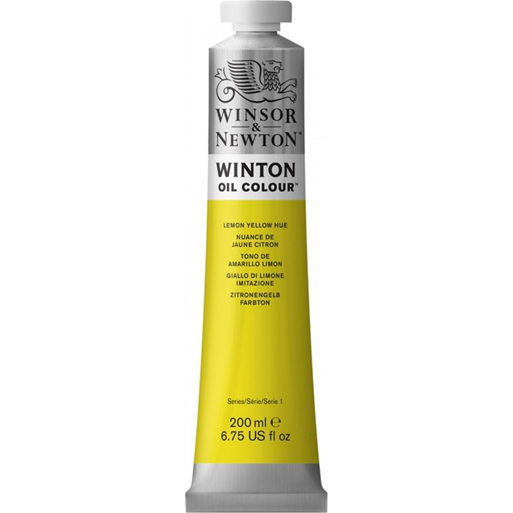 Winsor&Newton Winton Yağlı Boya 200ml Lemon Yellow Hue 346 (26)