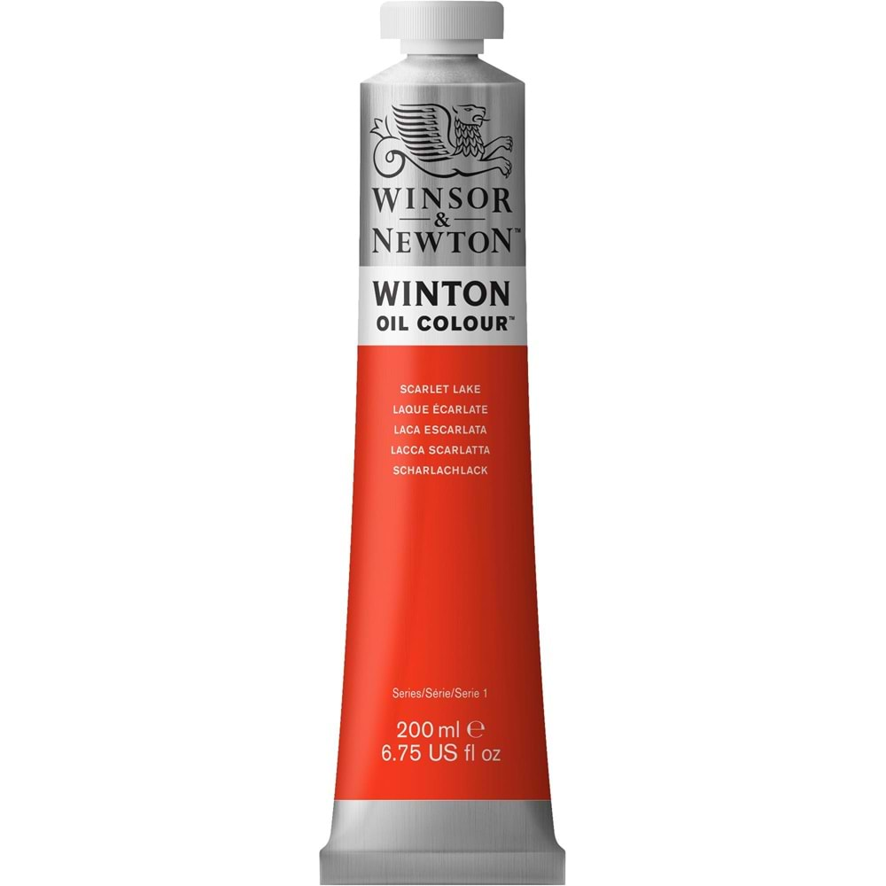 Winsor&Newton Winton Yağlı Boya 200ml Scarlet Lake 603 (38)