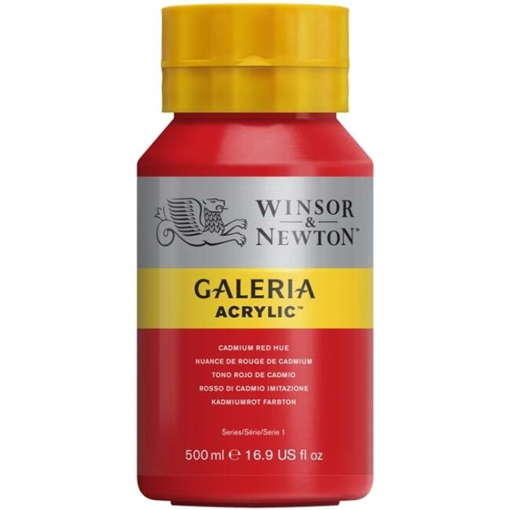 Winsor & Newton Galeria Akrilik Boya 500 ml Cadmium Red Hue 095