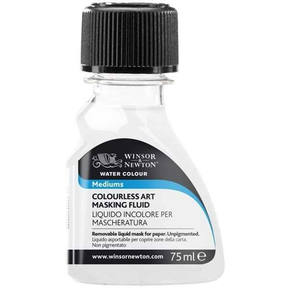 Winsor & Newton Colourless Art Masking Fluid Renksiz Maskeleme Sıvısı 75 ml.