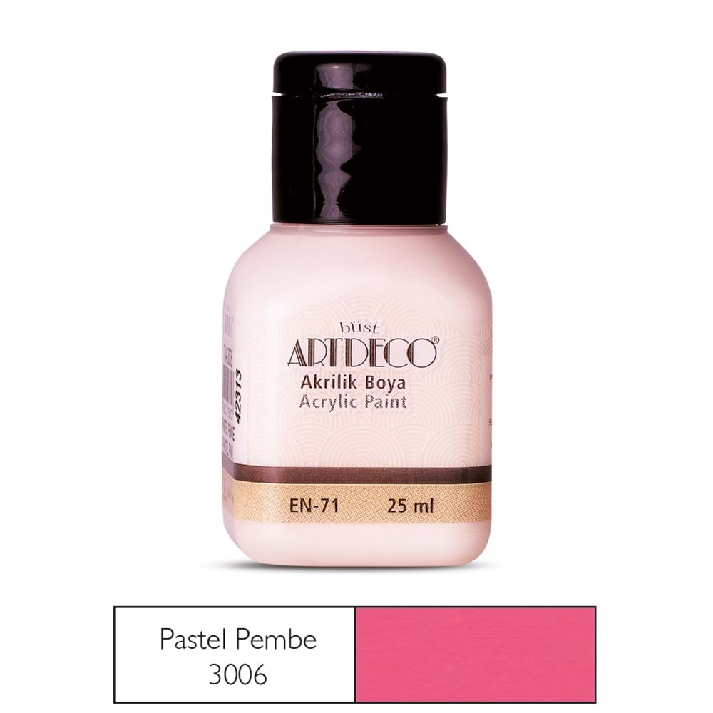 Artdeco Akrilik Boya 25ml Pastel Pembe 3006