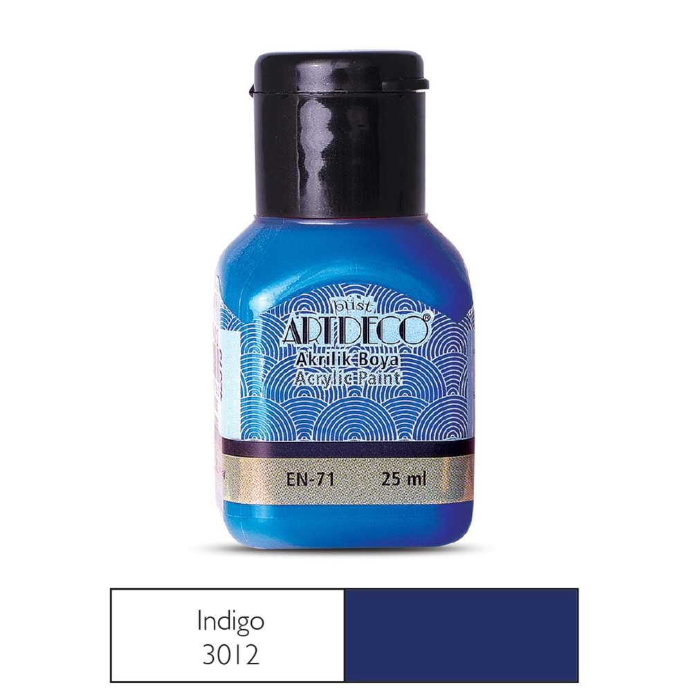 Artdeco Akrilik Boya 25ml İndigo 3012