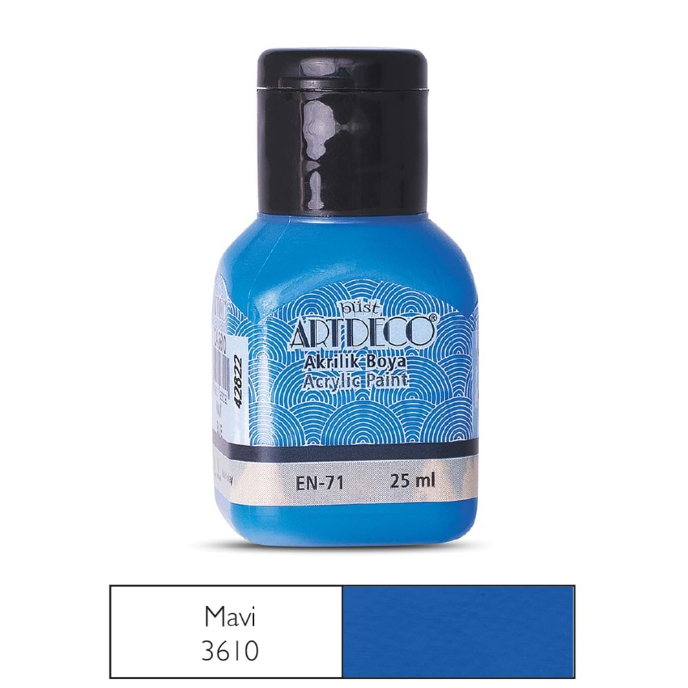 Artdeco Akrilik Boya 25ml Mavi 3610