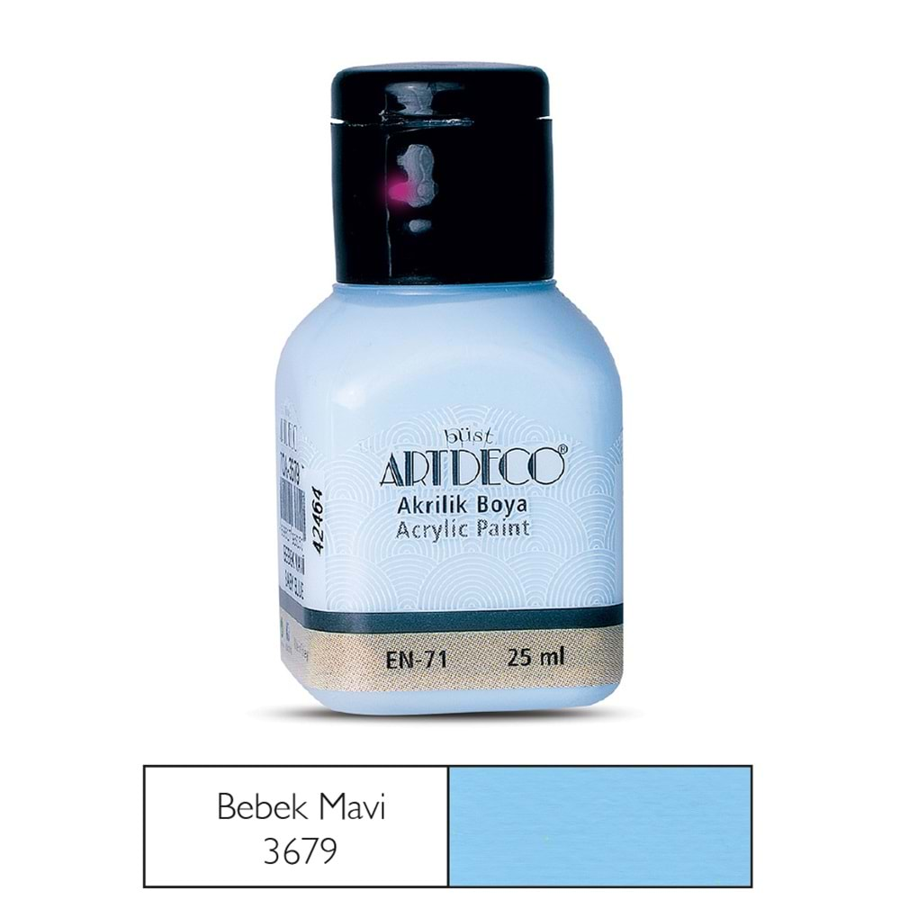 Artdeco Akrilik Boya 25ml Bebek Mavi 3679