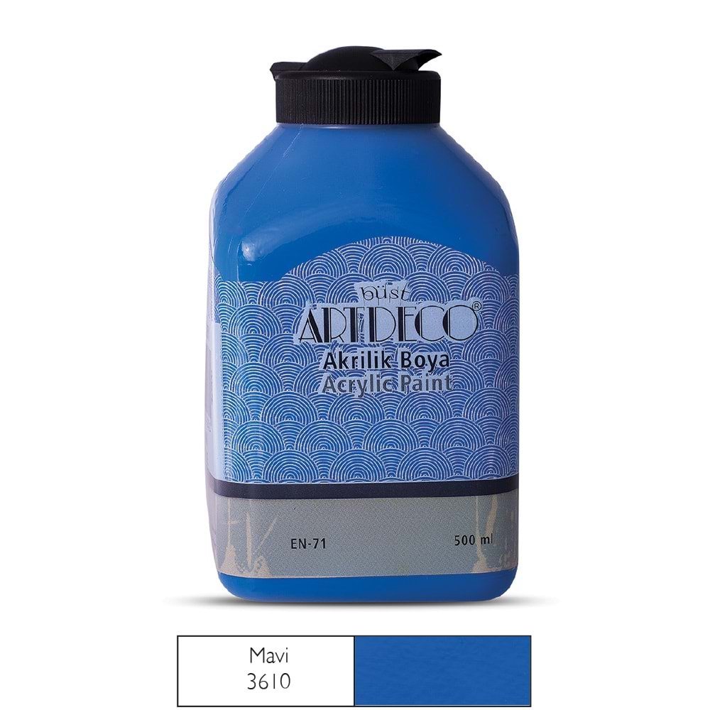 Artdeco Akrilik Boya 500ml Mavi 3610