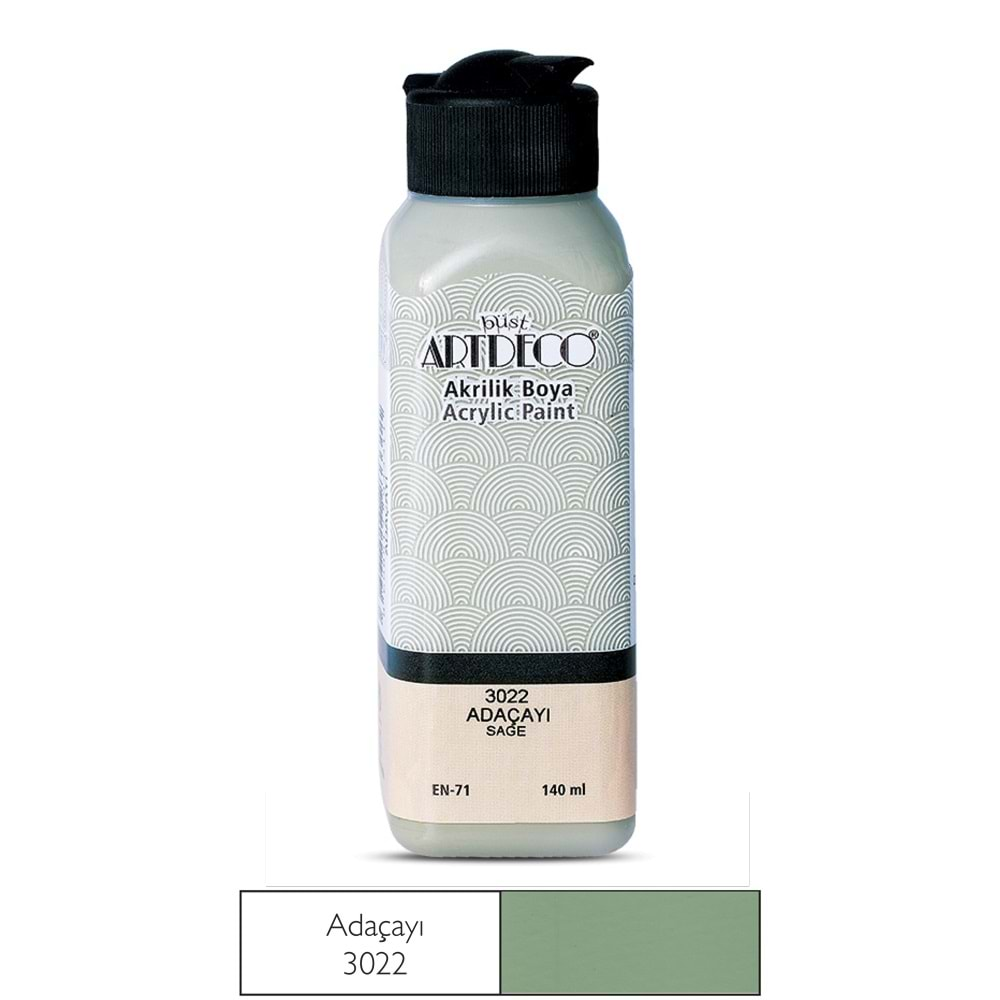 Artdeco Akrilik Boya 140ml Adaçayı 3022