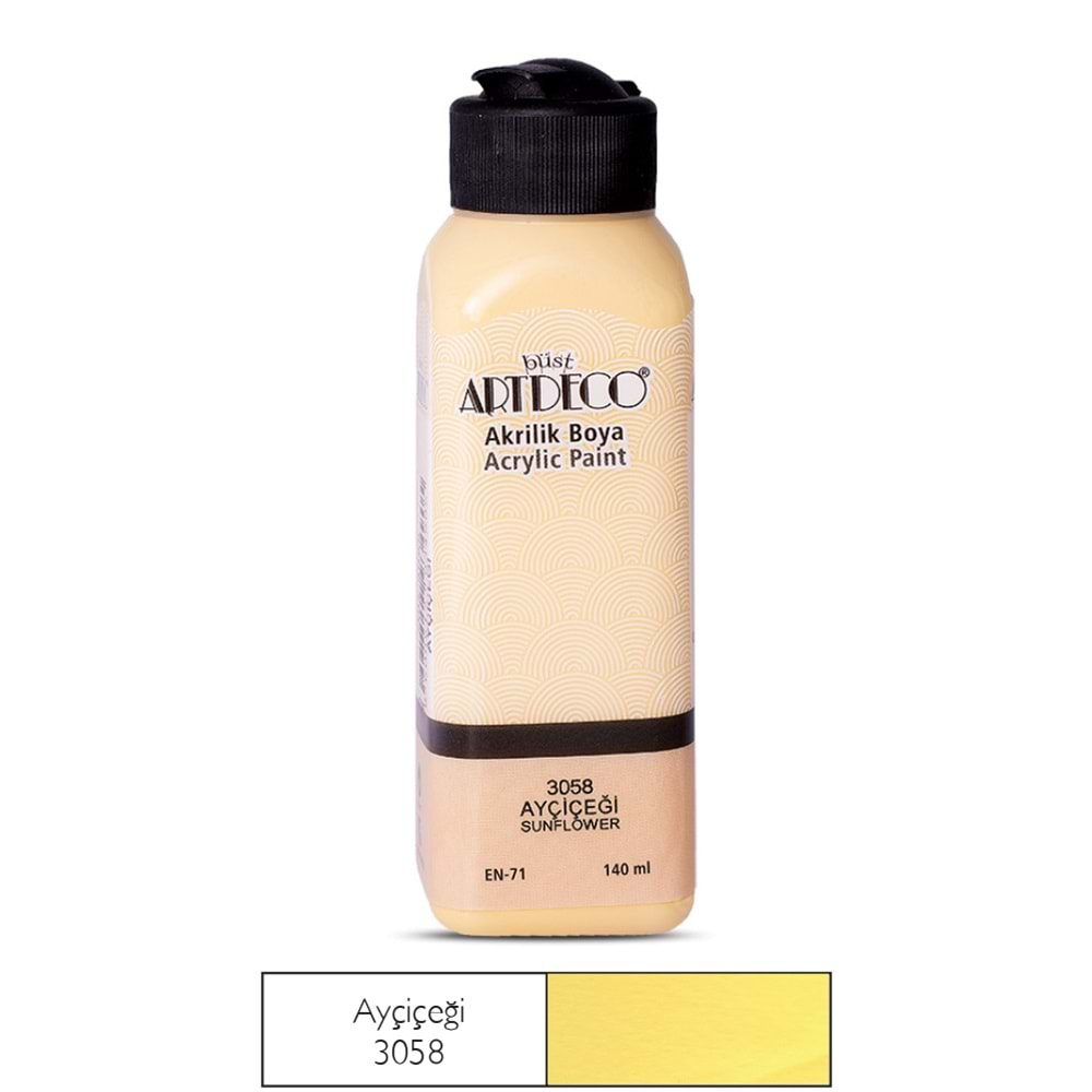 Artdeco Akrilik Boya 140ml Ayçiçeği 3058