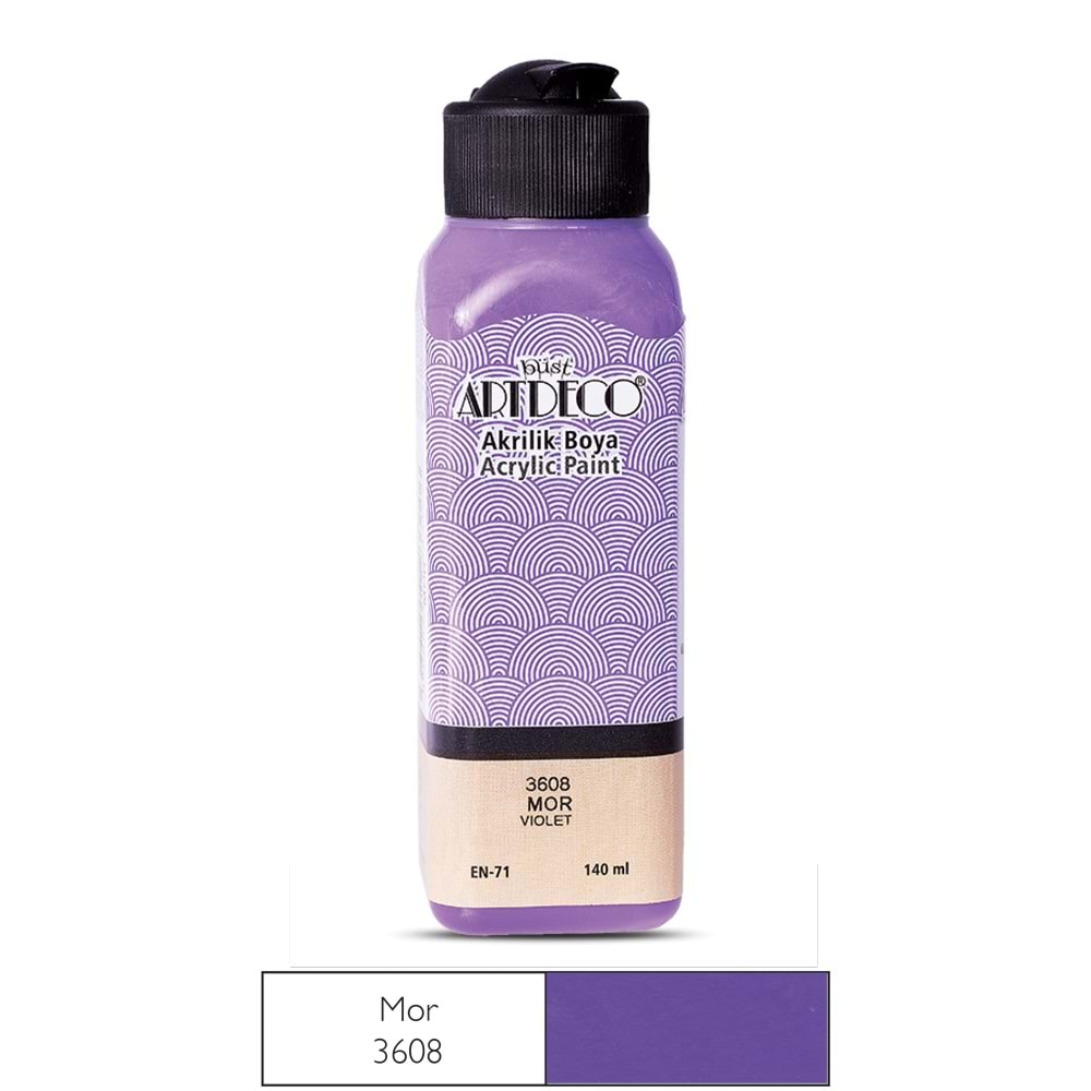 Artdeco Akrilik Boya 140ml Mor 3608