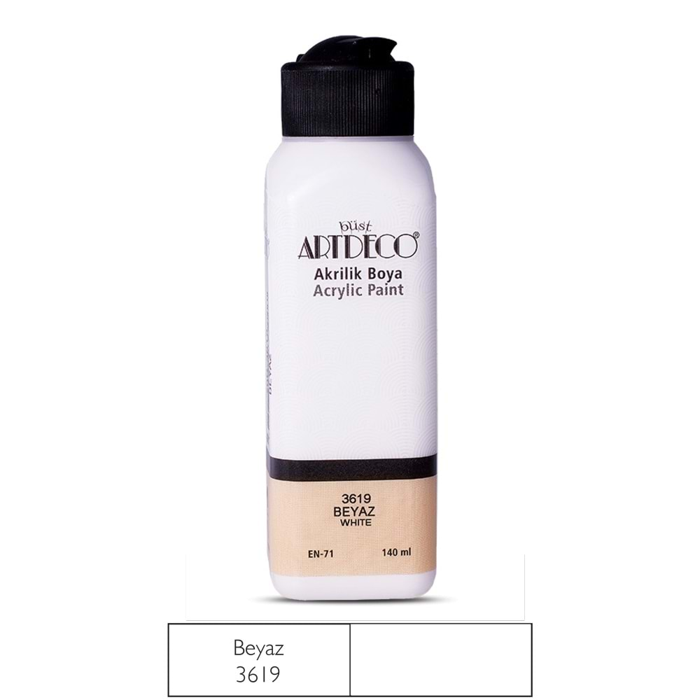 Artdeco Akrilik Boya 140ml Beyaz 3619