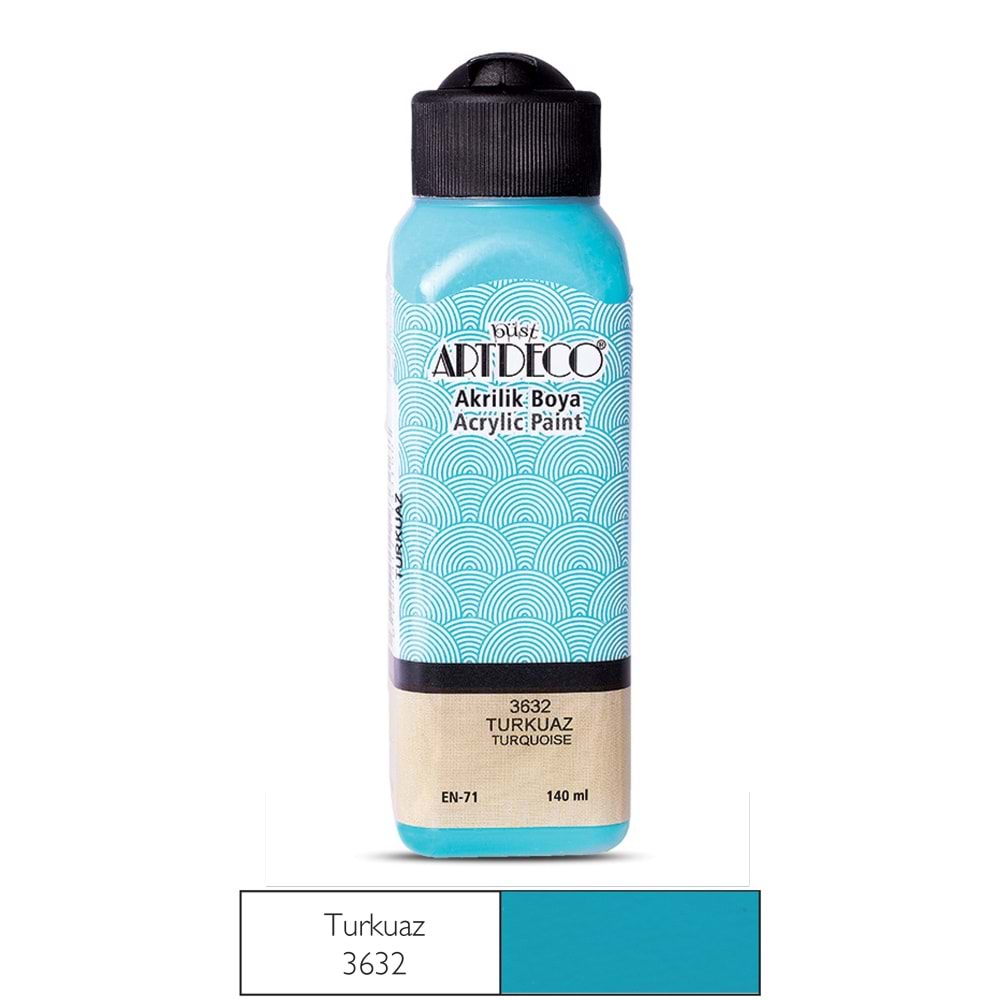 Artdeco Akrilik Boya 140ml Turkuaz 3632