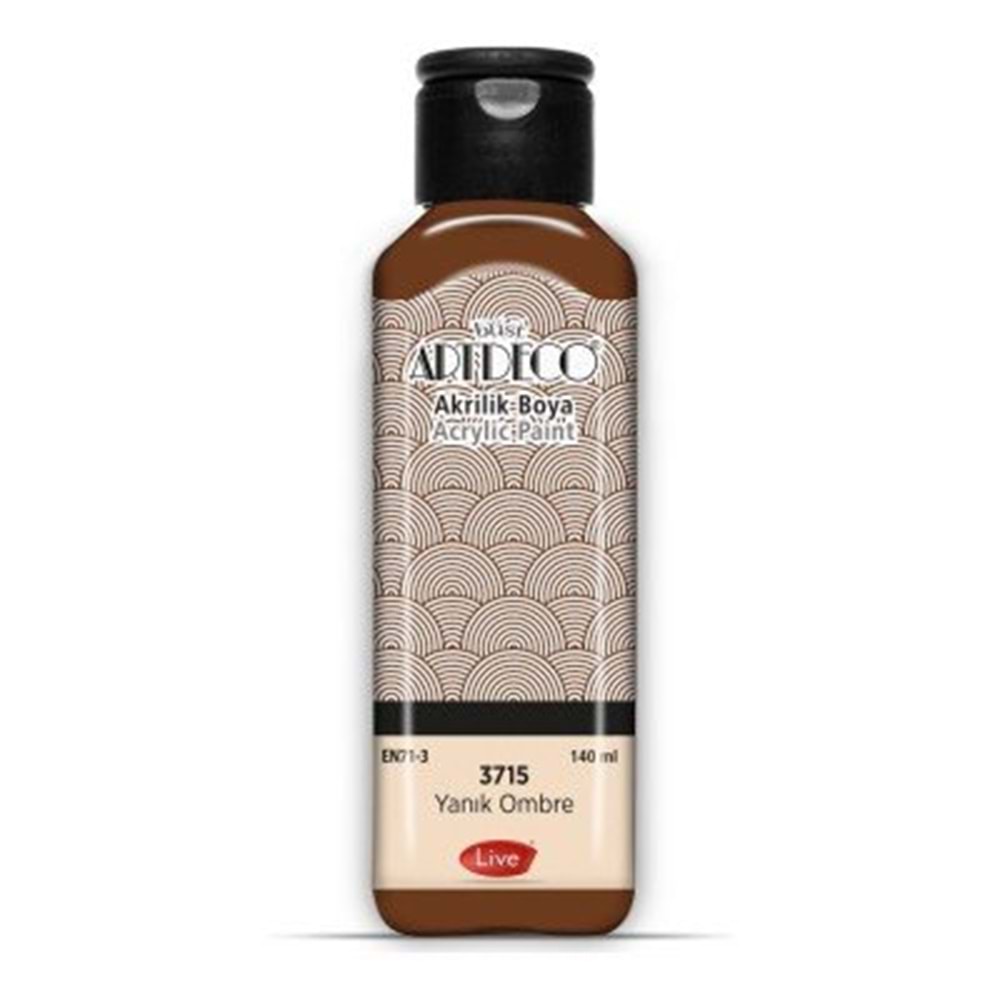 Artdeco Akrilik Boya 140ml Yanık Ombre 3715