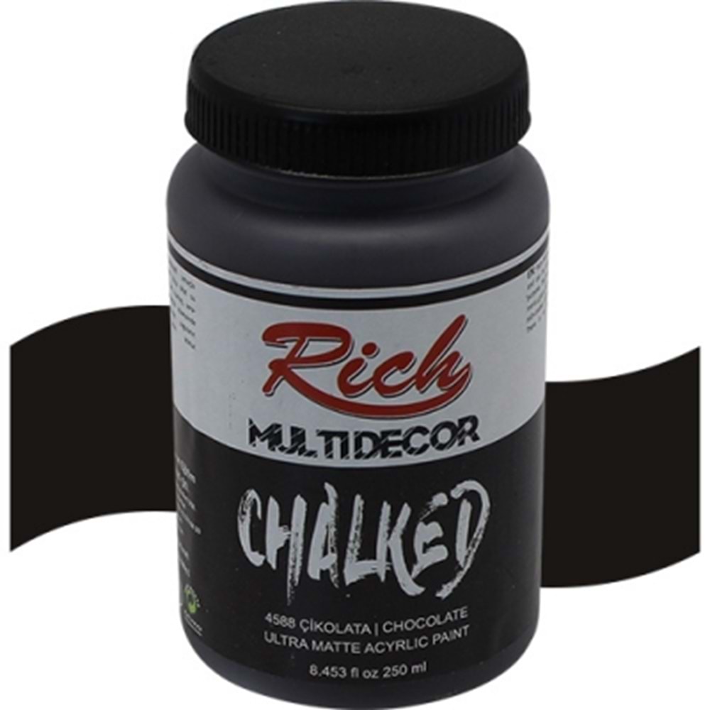 Rich Multi Decor Chalked Boya 250 ml Çikolata 4588