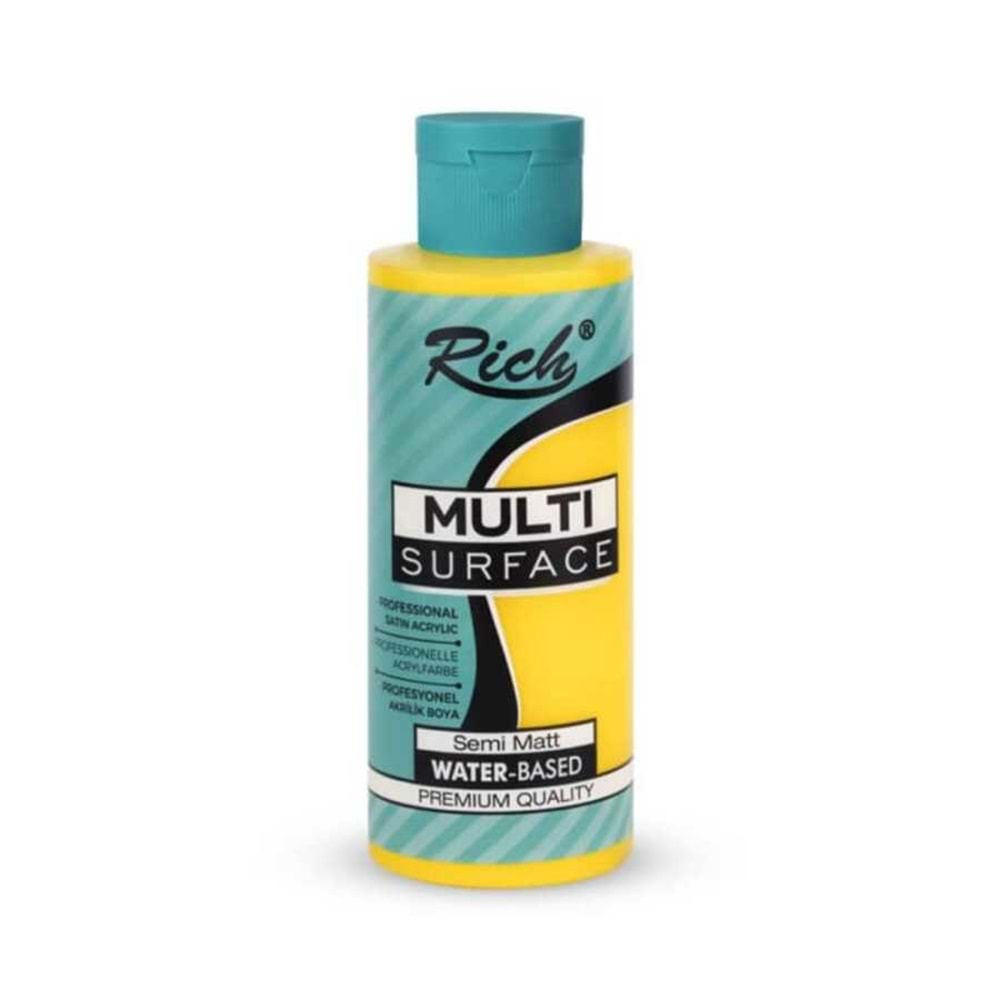 Rich Multi Surface Akrilik Boya 120ml 2129 Sarı