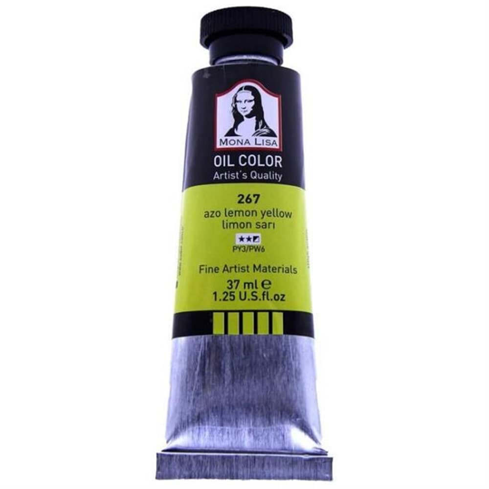 Südor Mona Lisa Yağlı Boya 37 ml Limon Sarı 267