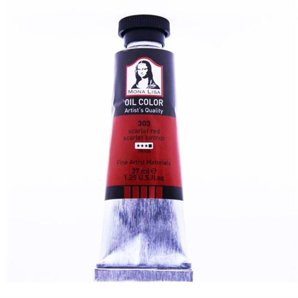 Südor Mona Lisa Yağlı Boya 37 ml Scarlet Kırmızı 303