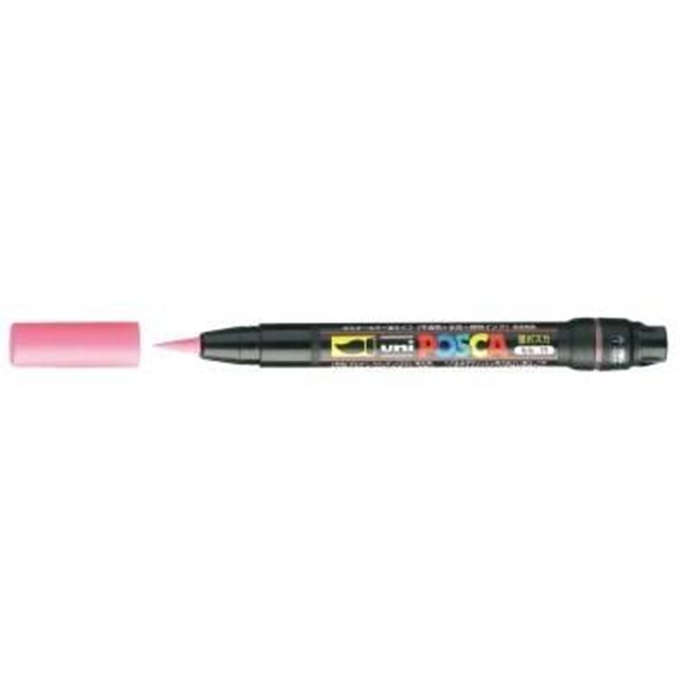 Uni Posca PCF-350 Boyama Markörü 1-10 mm Fırça Uç Pembe