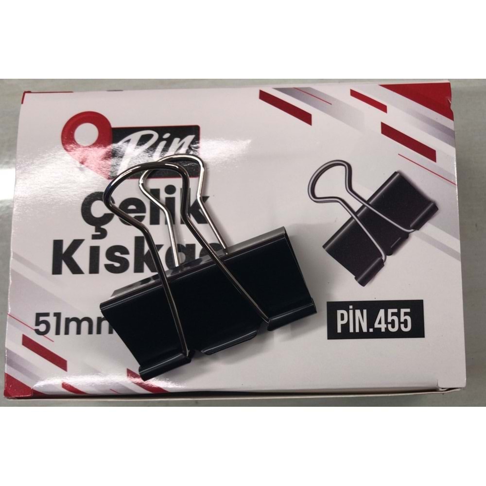 Pin Kıskaç Binder Klips Çelik 51 mm Adet Fiyatıdır.