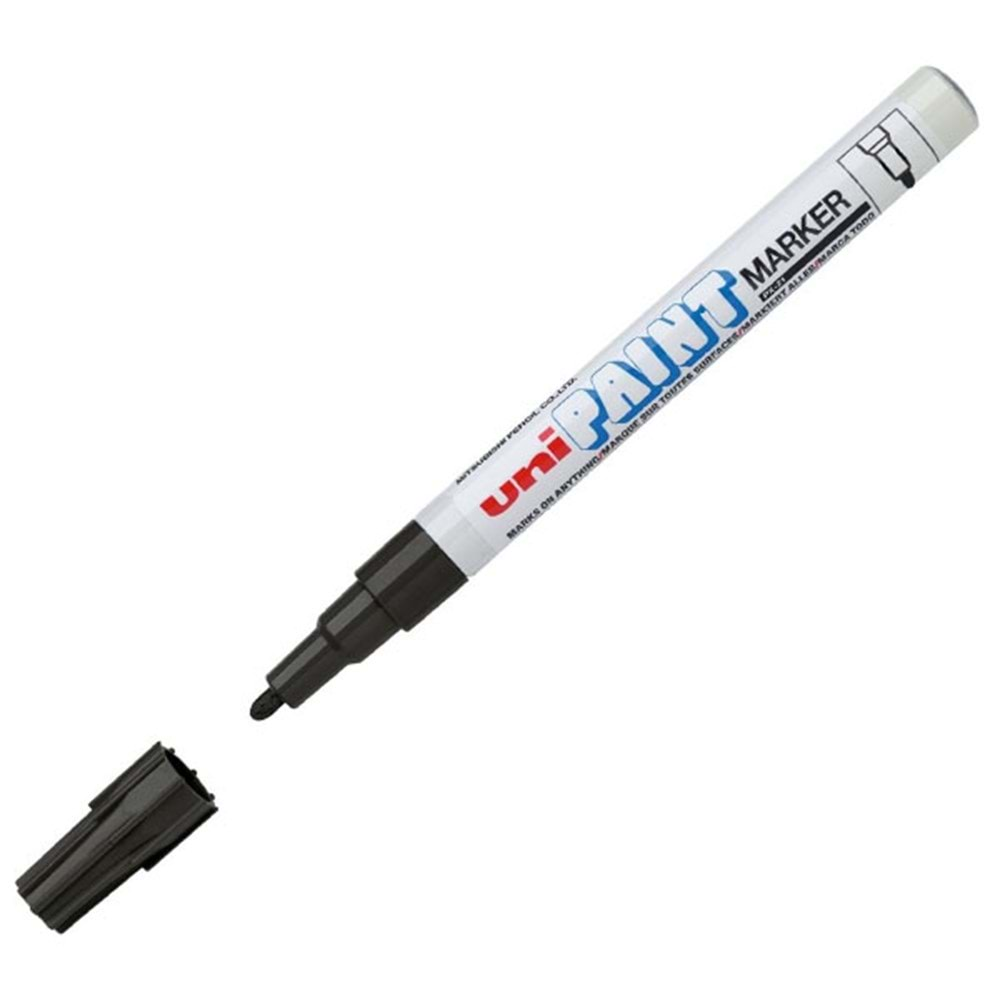 Uni PX-21 Paint Marker Fine 0.8-1.2mm Boyama Markörü Siyah