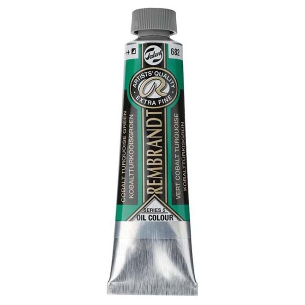 Rembrandt Yağlı Boya 40 ml Seri 5 Cobalt Turquoise Green 682