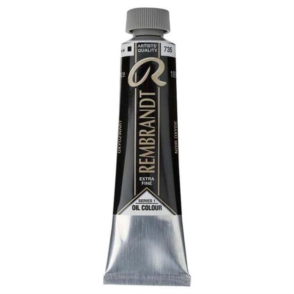 Rembrandt Yağlı Boya 40 ml Seri 1 Oxyde Black 735