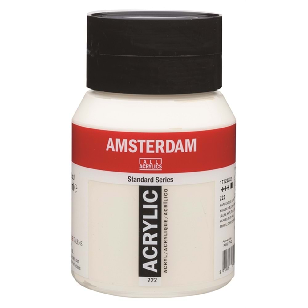 Talens Amsterdam Akrilik Boya 500 ml Naples Yellow Light 222