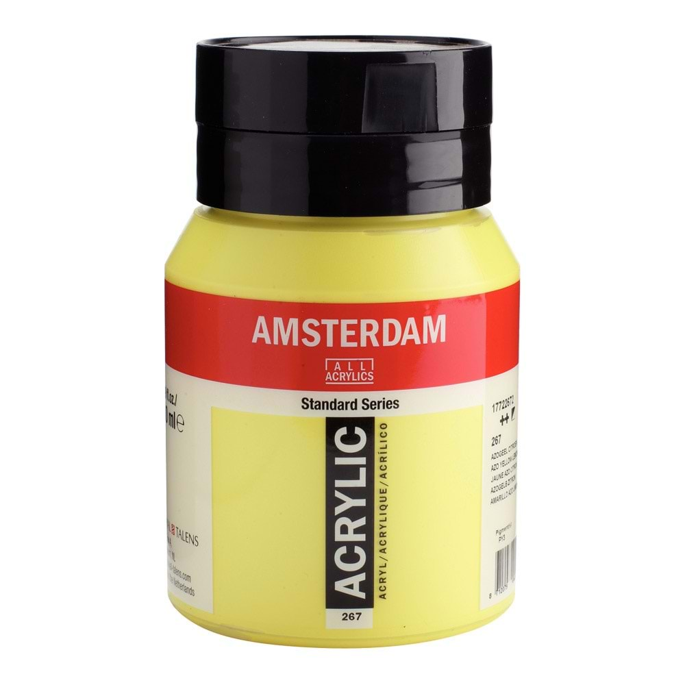 Talens Amsterdam Akrilik Boya 500 ml Azo Yellow Medium 267