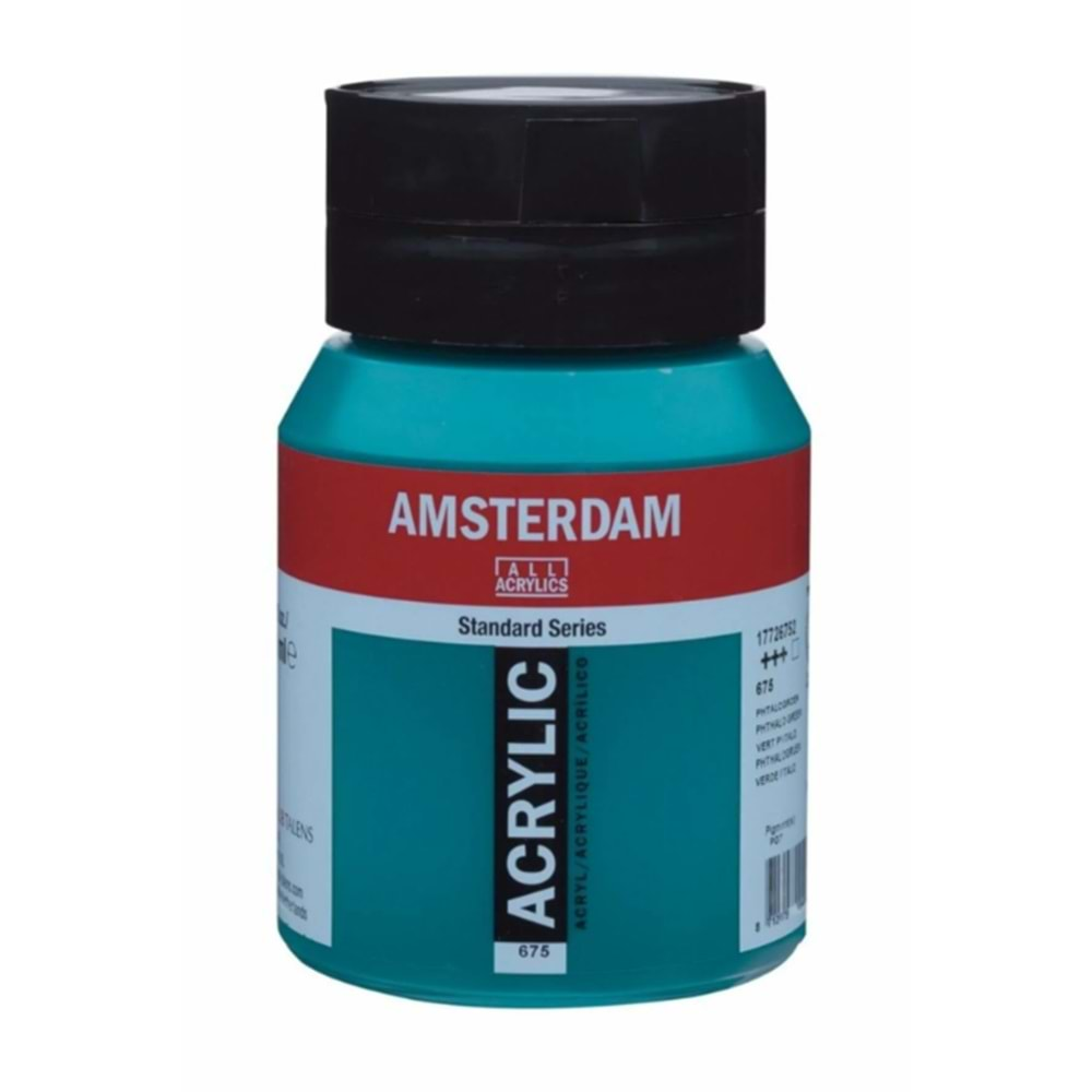 Talens Amsterdam Akrilik Boya 500 ml Phthalo Green 675