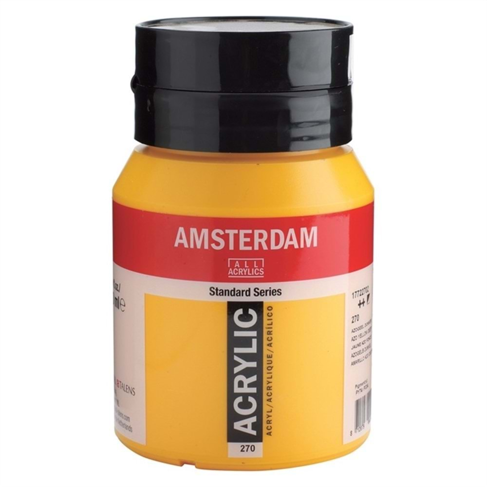 Talens Amsterdam Akrilik Boya 500 ml Azo Yellow Deep 270