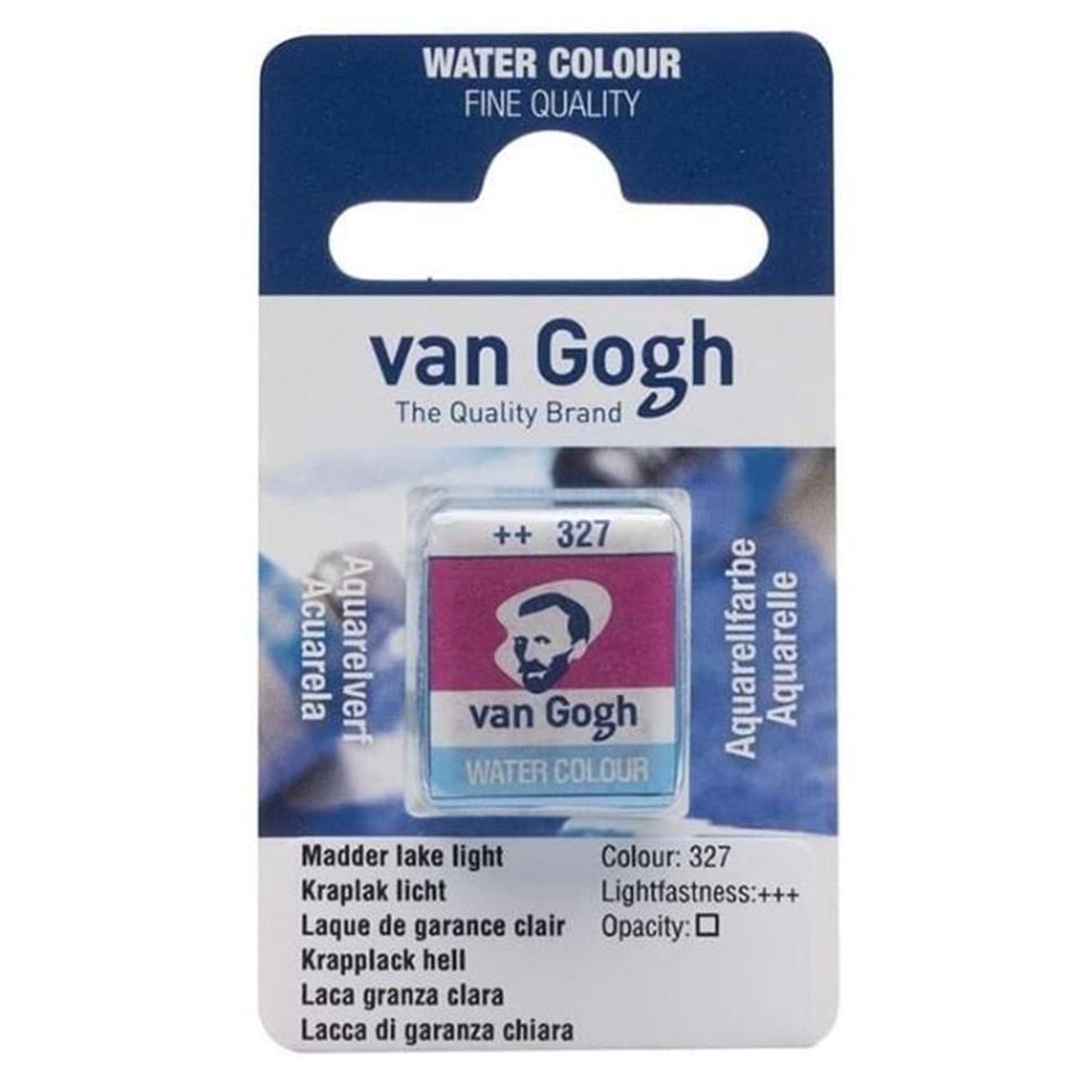 Talens Van Gogh Yarım Tablet Sulu Boya Madder Lake Light 327