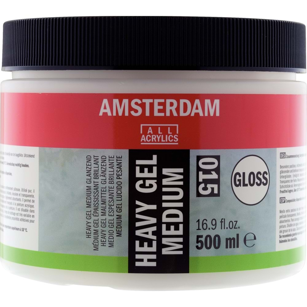 Talens Amsterdam Akrilik Gloss Heavy Gel Medium 500 ml N:15