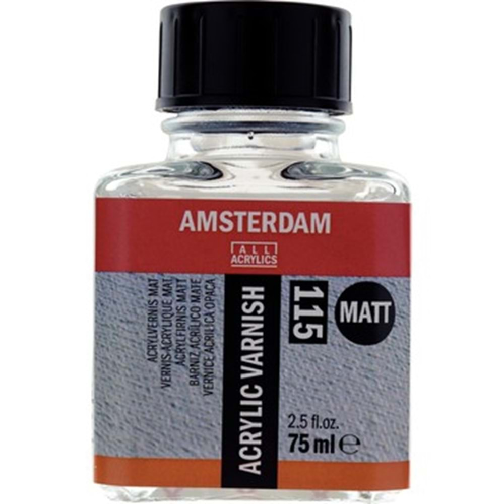 Talens Amsterdam Akrilik Mat Vernik 75 ml Acrylic Varnish Mat 115