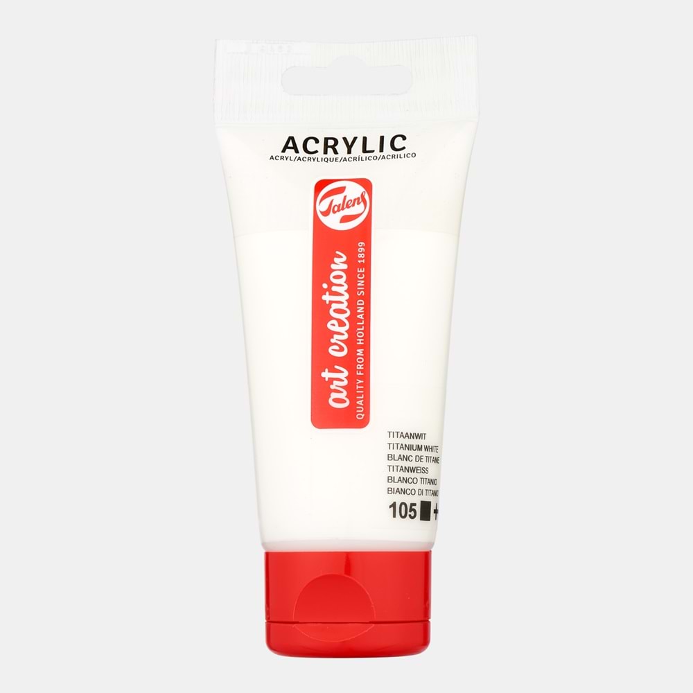 Talens Art Creation Akrilik Boya 75 ml Titanium White 105