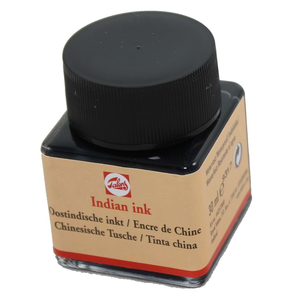 Talens Indian Ink Çini Mürekkebi 30 ml