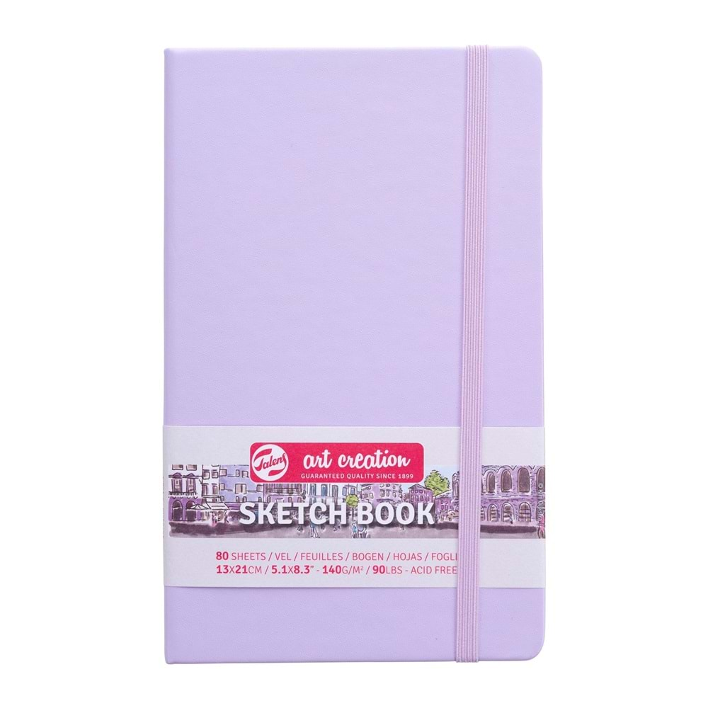 Talens Art Creation Sketch Book Eskiz Defteri 80 Yaprak 140 g 13x21 cm Pastel Mor