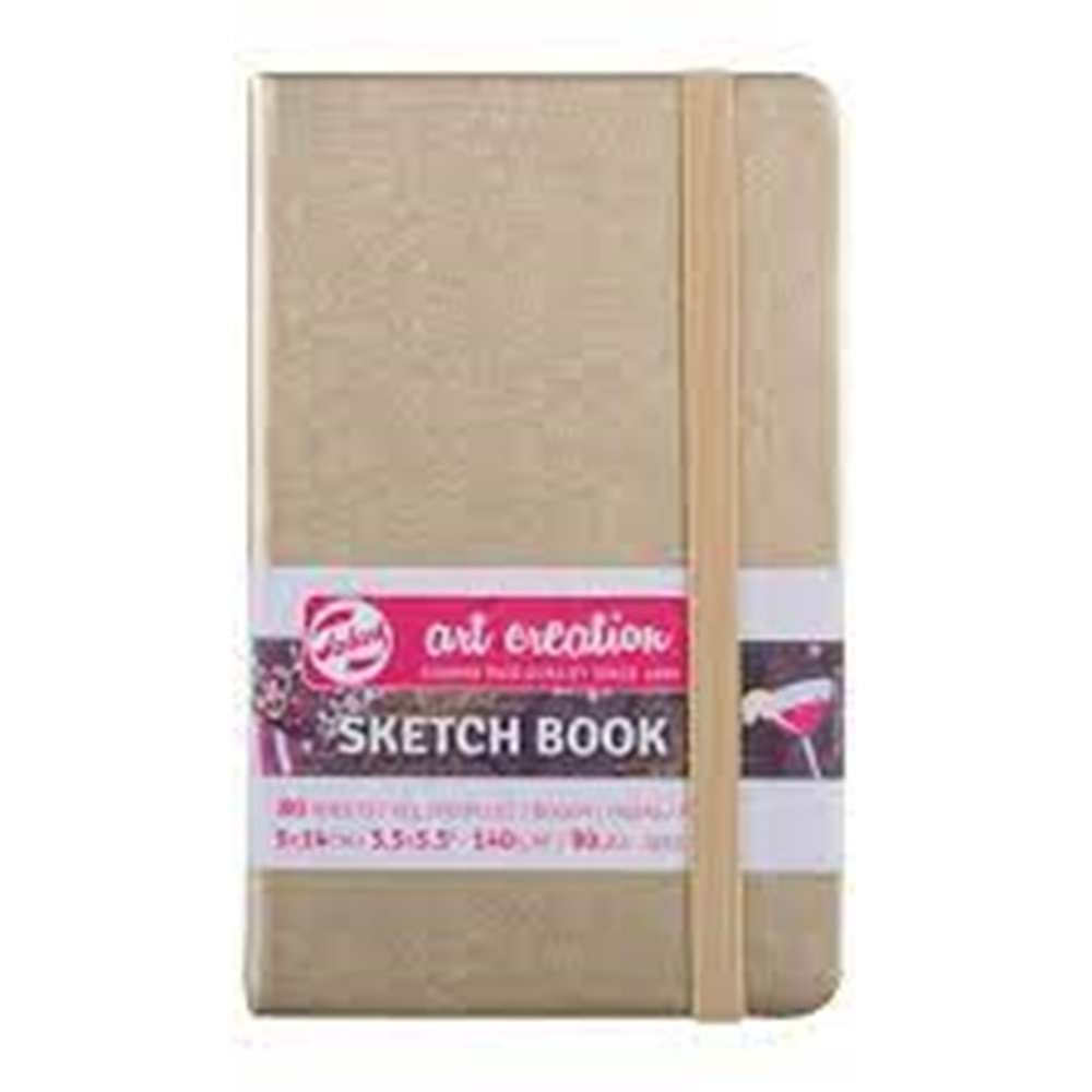 Talens Art Creation Sketch Book Eskiz Defteri 80 Yaprak 140 g 9x14 cm White Gold