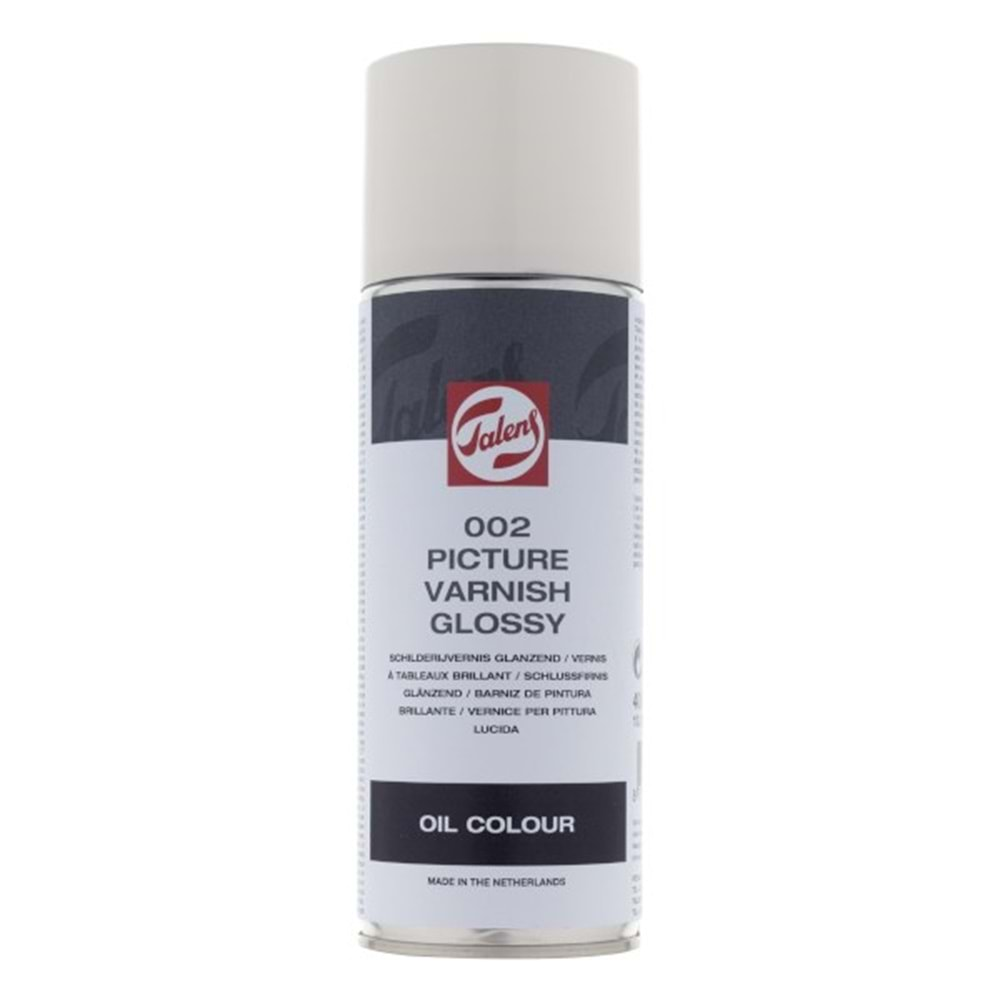 Talens Picture Varnish Glossy 002 Parlak Son Kat Verniği 400 ml Sprey 002