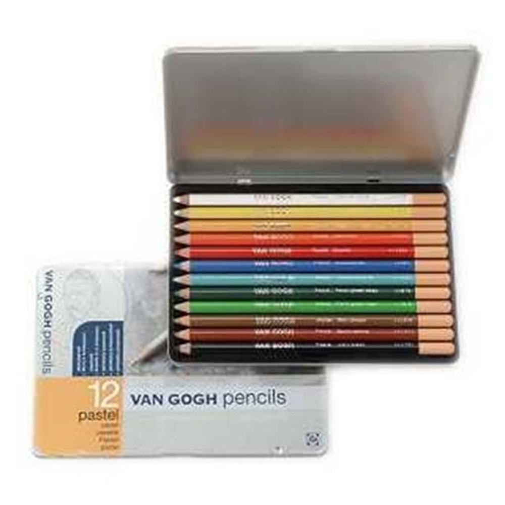 Talens Van Gogh Pastel Kalem 12 Renk Metal Kutu