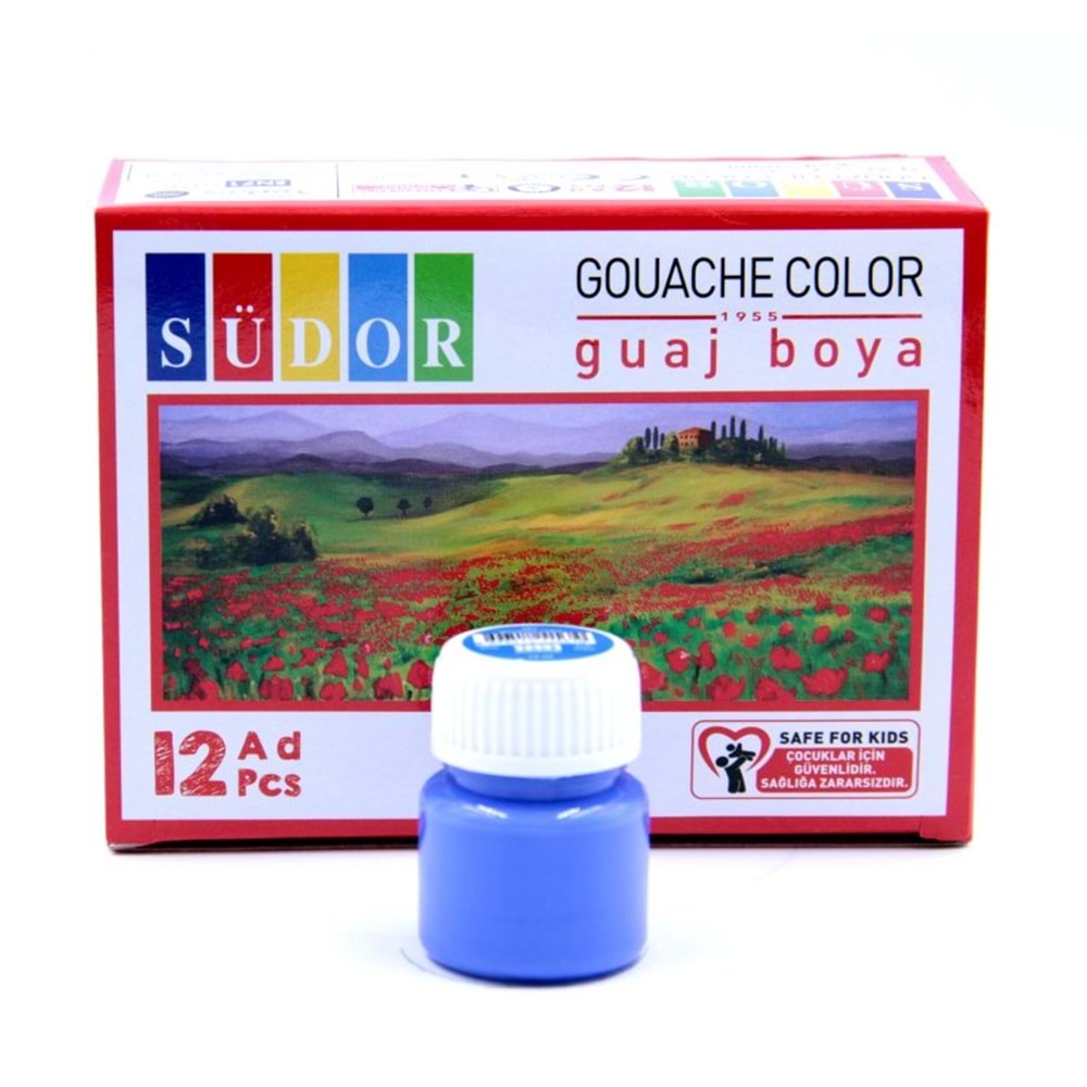 Südor Guaj Boya 20 ml Açık Mavi