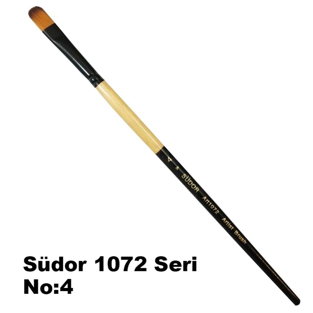 Südor Seri 1072 Sentetik Kedi Dili Fırça No:4