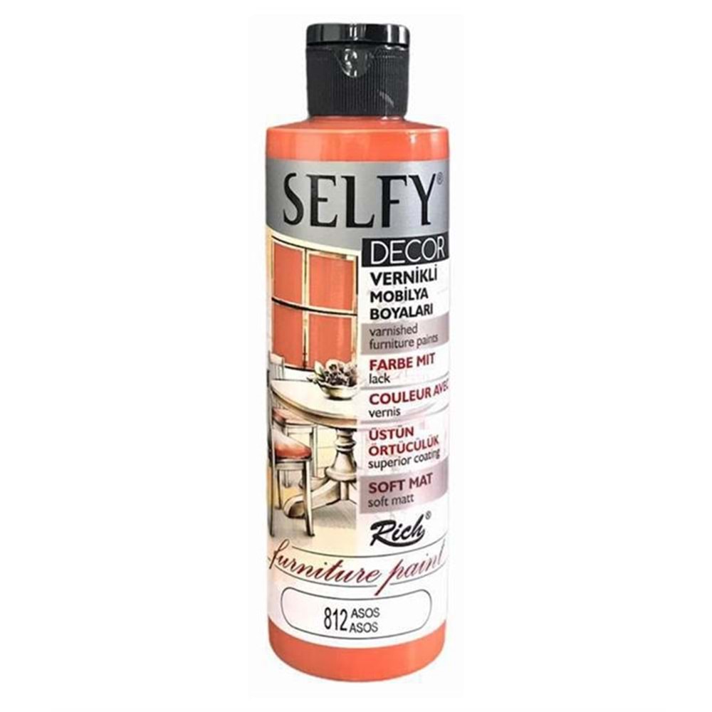 Rich Selfy Decor Vernikli Mobilya Boyası 240 cc Asos