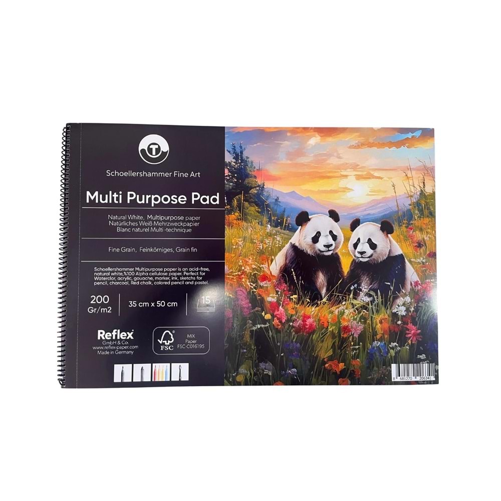 Schoellershammer Durex Technical Drawing Pad 200 gr 35x50 cm 15 Yaprak