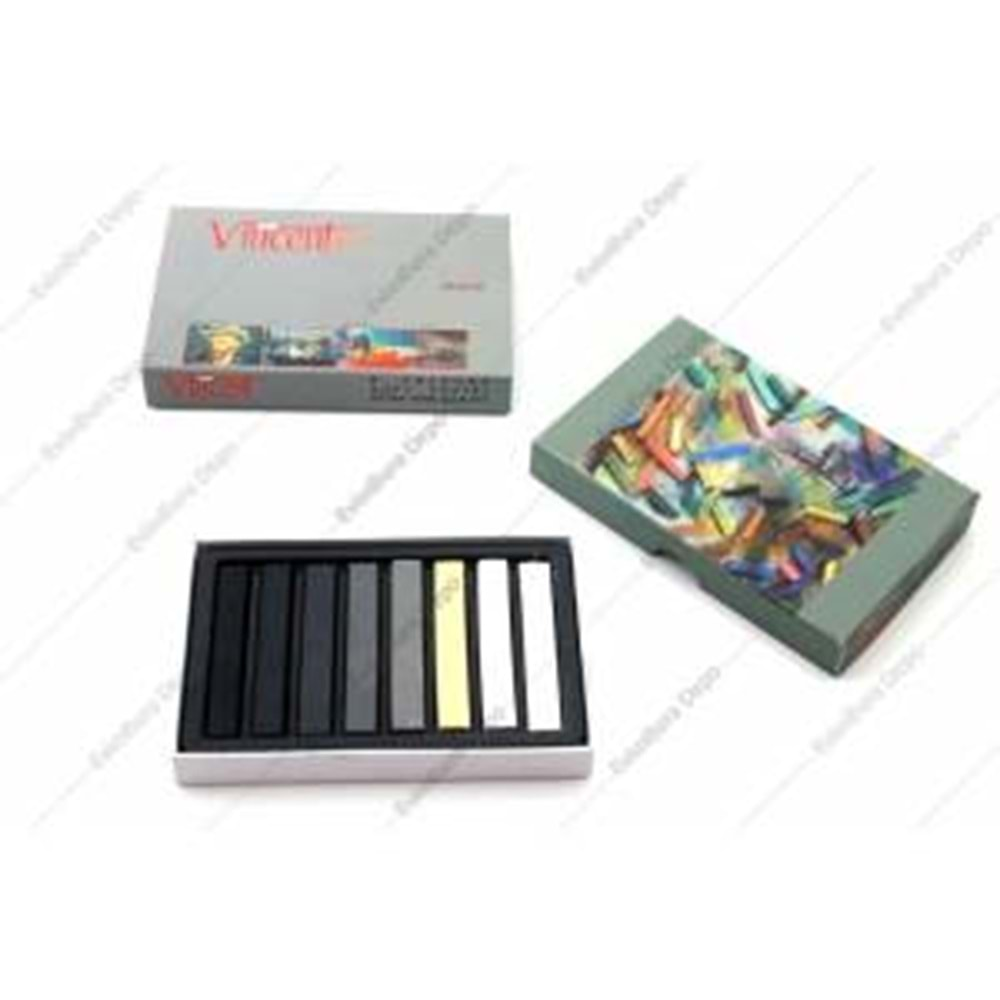 Vincent Soft Pastel 8'li Grey Selection