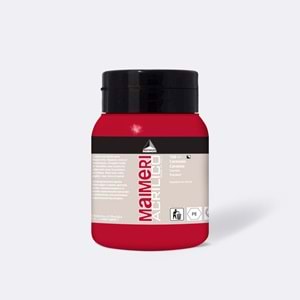 Maimeri Acrilico Akrilik Boya 500ml No: 166 Karmin