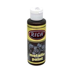 Rich Akrilik Boya Metalik 120 cc Antik Kahve 0864