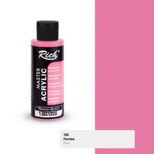 Rich Master Akrilik Boya 120 ml Pembe 138