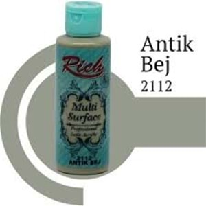 Rich Multi Surface Akrilik Boya 120ml 2112 Antik Bej