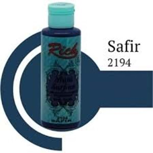 Rich Multi Surface Akrilik Boya 120ml 2194 Safir