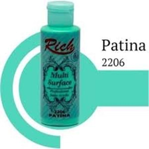 Rich Multi Surface Akrilik Boya 120ml 2206 Patina