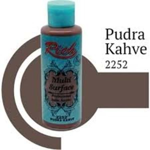 Rich Multi Surface Akrilik Boya 120ml 2252 Pudra Kahve