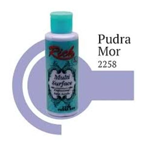 Rich Multi Surface Akrilik Boya 120ml 2258 Pudra Mor